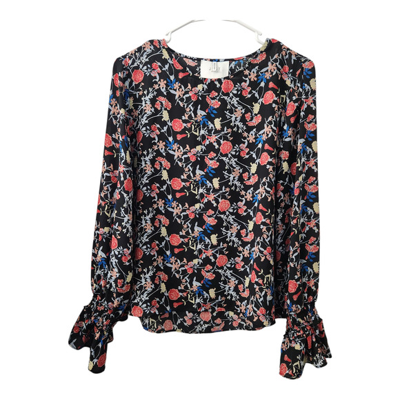 JUST Female Floral Blouse S‎ Cottagecore Office Feminine - Picture 1 of 8
